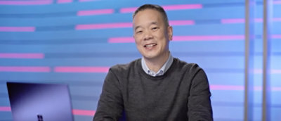 A person with smiling face