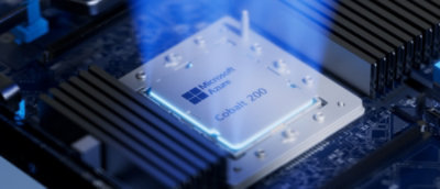 A close-up of a computer chip labeled Cobalt 200.