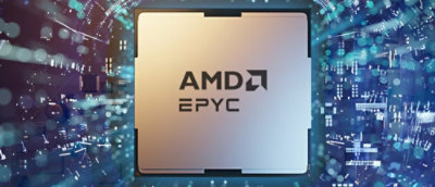 A chip with a large letter AMD displayed.