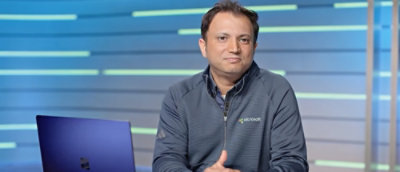 A close-up of a man's face