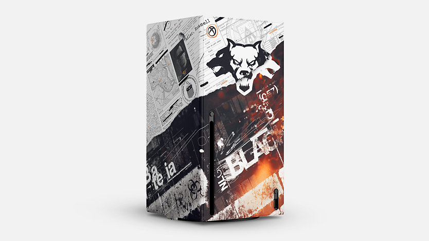 Front view of the Xbox Series X Wrap – Call of Duty®: Black Ops 6