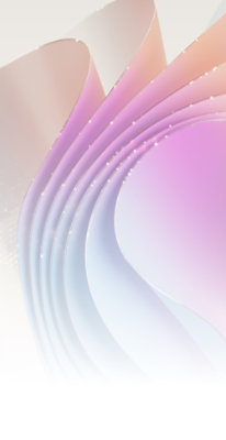 A close-up of a spiral image with blue and pink color