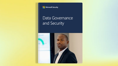 Microsoft Security Data Governance and Security report cover.