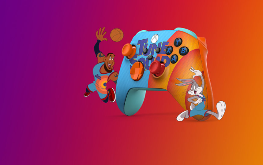 Xbox Wireless Controller – Space Jam: A New Legacy Tune Squad Exclusive mit Bugs Bunny und LeBron James
