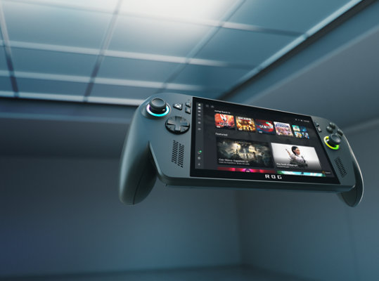 Front left angle of the ROG Xbox Ally X