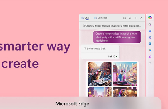  A chat window showing AI created images