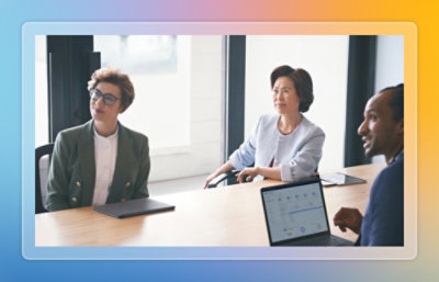 People in team meeting