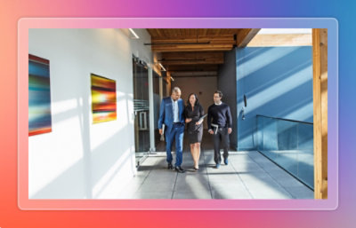 People walking together as a team