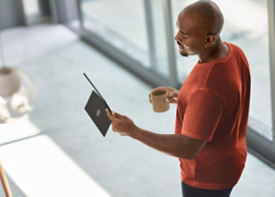 A man working at a desk in an office.