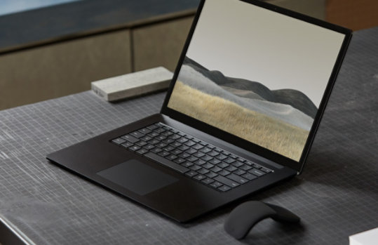 A Surface device with a Surface Arc Mouse.