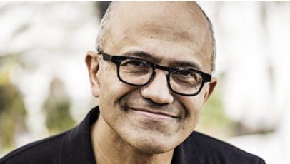 CEO of Microsoft Satya Nadella.