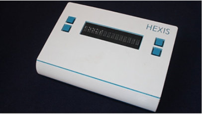 Refreshable Braille display from Vembi.