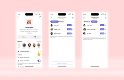 The app displays diverse individuals, showcasing different types of people