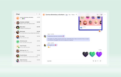 An image of a chat window displaying a dialogue between two individuals.