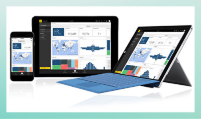 Um tablet e um computador com telas exibindo informações