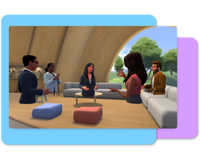 A group of people sitting in a room.