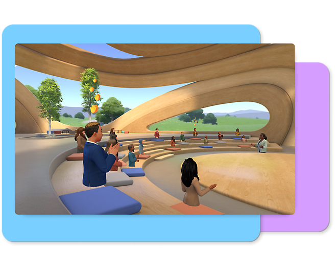 De game De Sims 3 met een groep personen die op een bankje zitten.