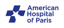 Ein Logo des American Hospital of Paris