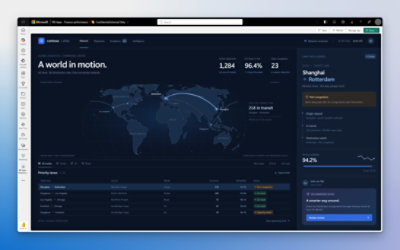 An application build on semantic models showing an operational use case monitoring traffic at an airport