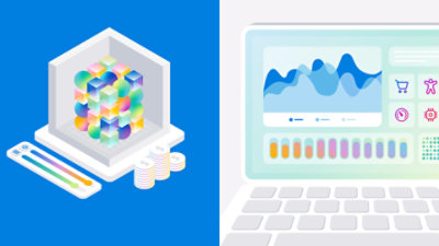 Bir klavyenin yakın çekimi.