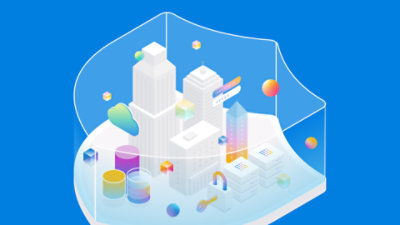 Bir şehir silueti grafiği.