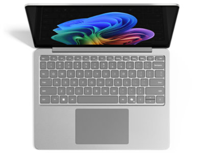 A top-down view of a Surface Laptop for Business