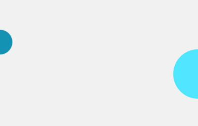 有綠色和藍色半圓的灰色背景