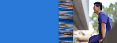 A man with smiling face