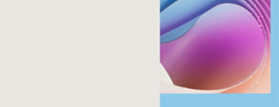 Apstraktno digitalno umetničko delo koje sadrži glatke oblike u nijansama plave i ljubičaste sa tačkastim detaljima.