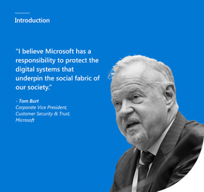 Tom Burt, Corporate Vice President, Customer Security & Trust, Microsoft
