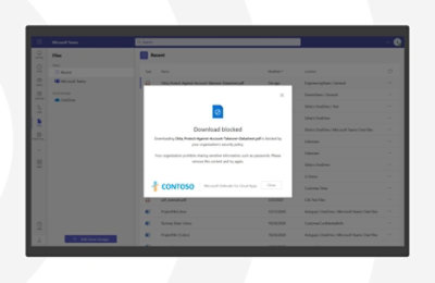 Μια πολιτική περιόδου λειτουργίας που δημιουργείται σε Cloud App Security.
