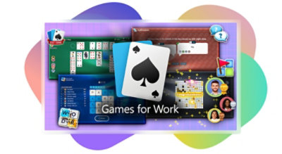 Games for Work including Solitaire, Icebreakers, Microsoft Wordament and more.