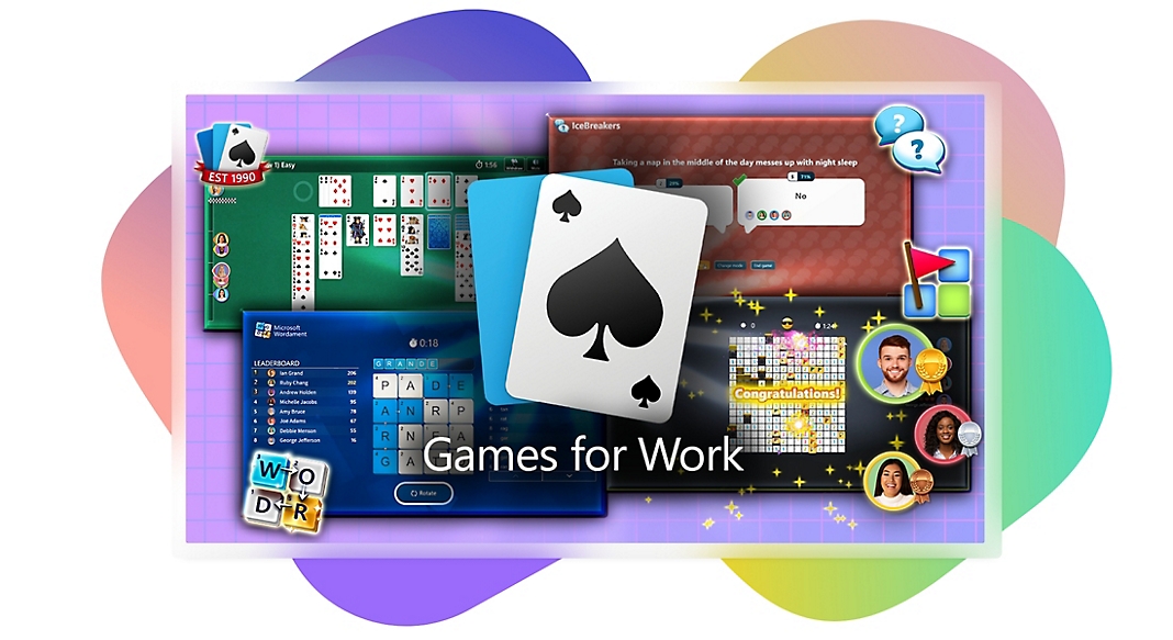 Games for Work including Solitaire, Icebreakers, Microsoft Wordament and more.