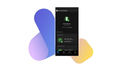 Una vista para dispositivos móviles del estado de seguridad de un teléfono móvil en Microsoft 365 Defender.