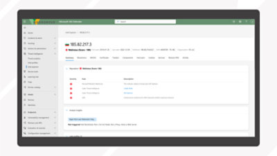 A list of Host Pairs for a website in Microsoft Defender Threat Intelligence.