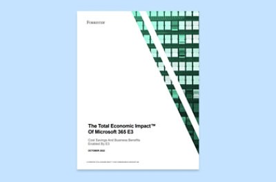 Het onderzoek met de titel 'The Total Economic Impact™ Of Microsoft 365 E3'