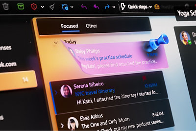 Video showing personalization – dark mode