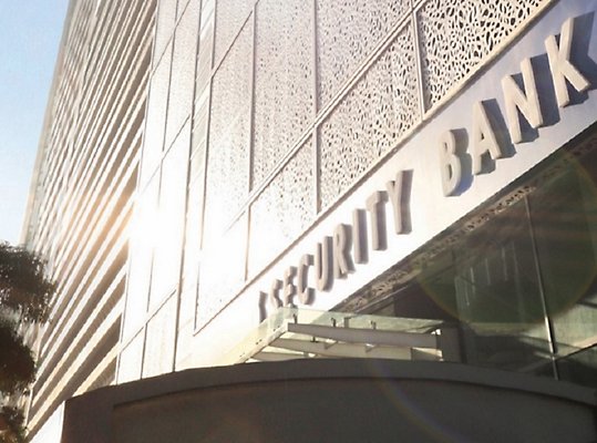 Security Bank building.