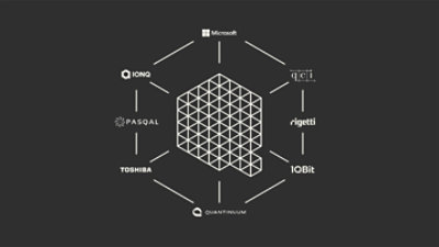 חברות המעורבות ב- Azure Quantum, כגון Microsoft,‏ Ioniq,‏ 10Bit ועוד.