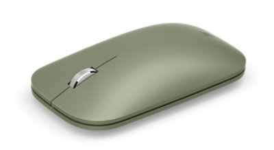 Een Microsoft Modern Mobile Mouse in de kleur Bosgroen.