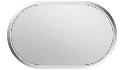 A top-down view of Surface Hub 2 Fingerprint Reader.