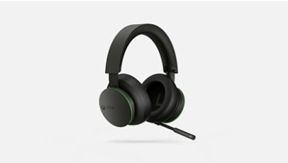 Front right angle of the Xbox Wireless Headset.