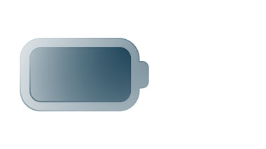 Dotted blue square with blue protection shield icon in front