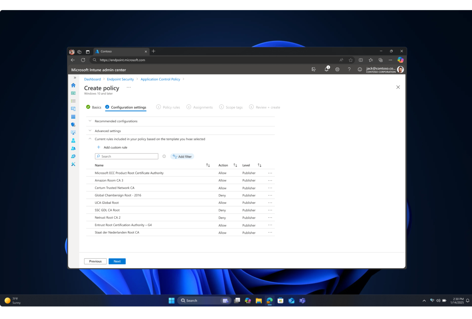 Windows 11 Pro screen showing its interface