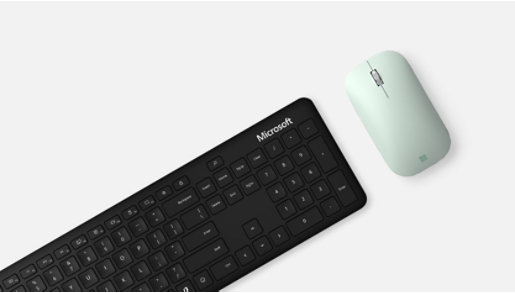 A selection of Microsoft PC and Surface accessories.