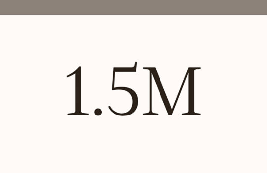 1.5 million