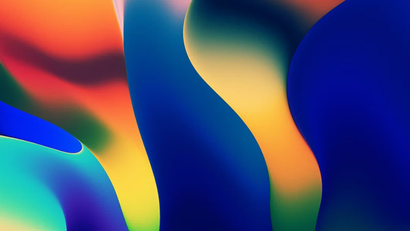 An abstract image of colors and gradients.