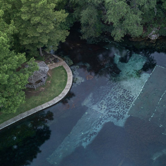 Satellite image of aquifer