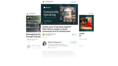 A sampling of Sustainably Speaking newsletters.