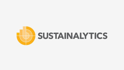 Sustainalytics company logo. 
